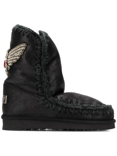 Mou Eagle Eskimo Boots - Black