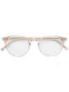 Garrett Leight Clune Glasses In Neutrals