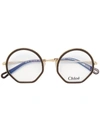Chloé Tilda Glasses In Brown