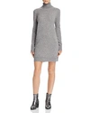 Equipment Oscar Cashmere Mini Dress In Heather Gray