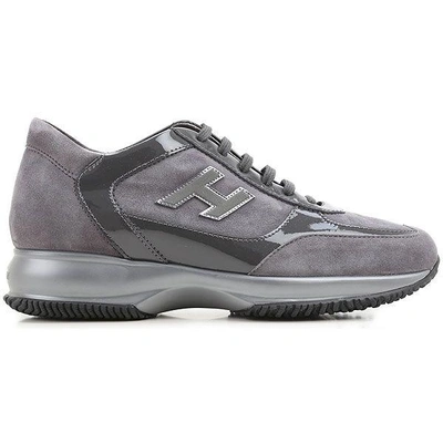 Hogan Suede Interactive In Grey