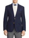 Ralph Lauren Gregory Notch-lapel Blazer In Blue