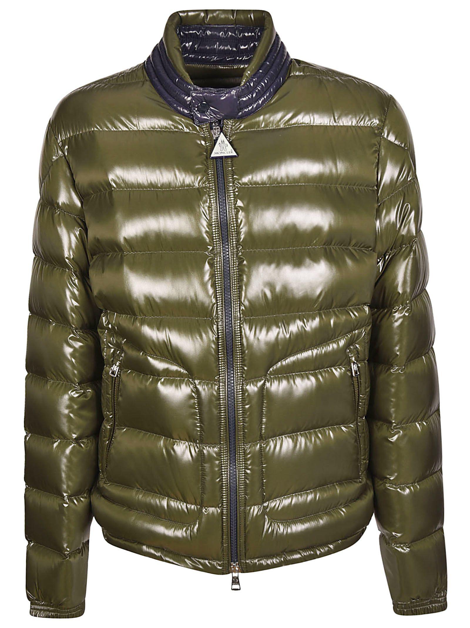 Moncler Aubert Padded Jacket In Verde | ModeSens