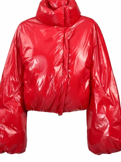 Add Afterhomework X  Cropped Ped Jacket In Red