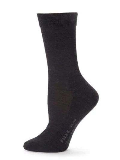 Falke Wool Balance Socks In Navy