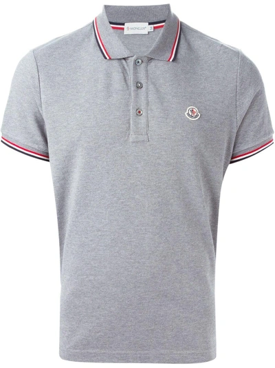 Moncler Classic Polo Shirt - Grey
