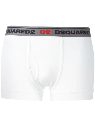 Dsquared2 Logo Boxers - White