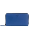 Fendi Classic Zip Wallet - Blue