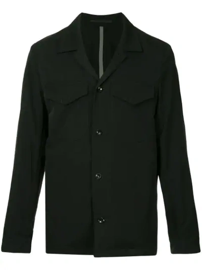 Kazuyuki Kumagai Classic Shirt Jacket - Black