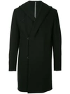 Kazuyuki Kumagai Wrap Style Coat - Black