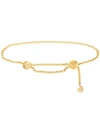 Pre-owned Chanel Vintage Cc Belt - Gold