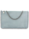 Stella Mccartney Falabella Chain Wallet In Blue