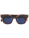 Oxydo Tortoiseshell-effect Square Sunglasses In Brown