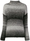 Snobby Sheep Gradient-effect Sweater - Grey