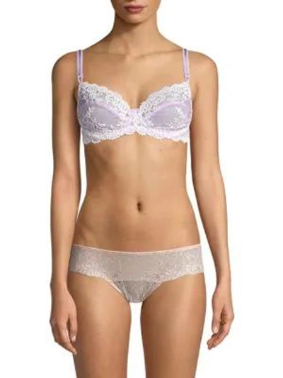 Wacoal Embroidered Underwire Bra In Lavender