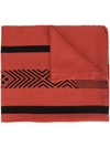 Voz 'comunidad' Shawl - Red