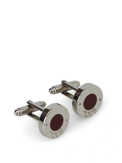 Tod's Cufflinks In Burgundy