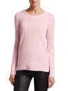 Saks Fifth Avenue Collection Featherweight Cashmere Sweater In Pale Peony