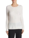 Saks Fifth Avenue Women's Collection Cashmere Roundneck Sweater In Ivory