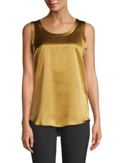 Lafayette 148 Reversible Perla Tank In Seagrass