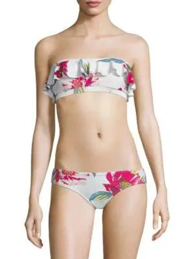 6 Shore Road Flora Bikini Top In Peony Bouquet