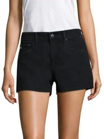 Ag The Bryn Denim Shorts In 1 Year Black Hawk