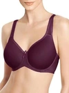 Wacoal Basic Beauty Spacer T-shirt Bra In Wine Tasting