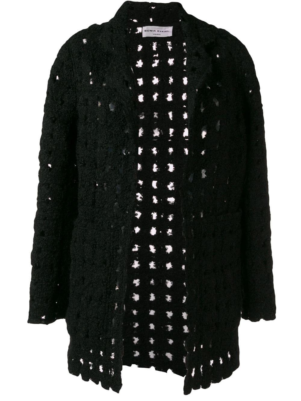 Sonia Rykiel Embroidered Geometric Jacket - Black | ModeSens