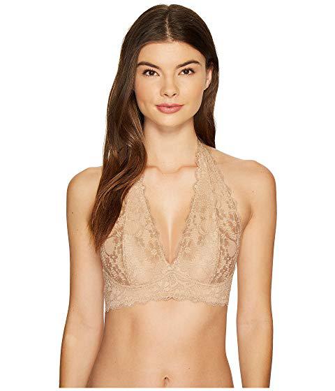 US Large Free People LIME Galloon Lace Halter Bralette