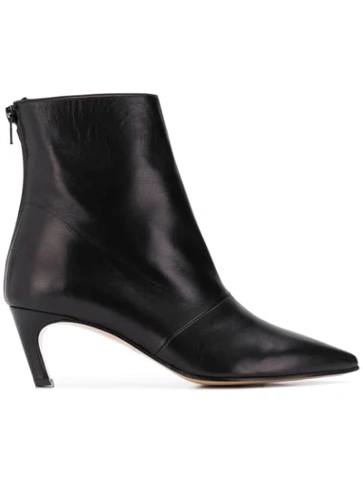 Marc Ellis Pointed Ankle Boots - Black