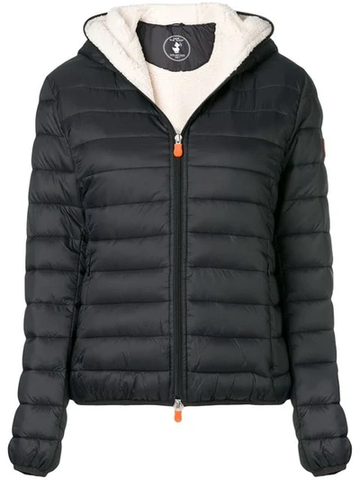 Save The Duck Padded Shell Jacket In Black