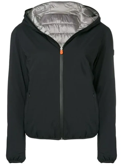 Save The Duck Hooded Jacket - Black