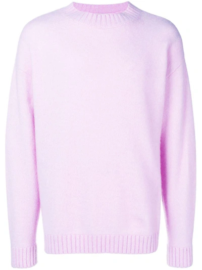 Laneus Crew Knitted Jumper - Pink