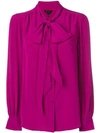 Marc Jacobs Draped Long-sleeve Blouse - Pink