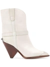 Isabel Marant Lamsy Ankle Boots - Neutrals In White