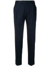 Pt01 Flicker Straight Trousers - Blue