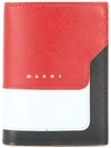 Marni Colour Block Bifold Wallet - Multicolour