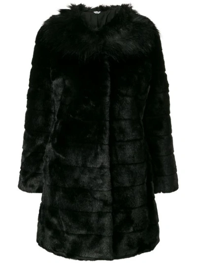 Liu •jo Oversized Coat In Black