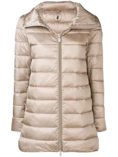 Save The Duck Padded Shell Jacket - Farfetch In Neutrals