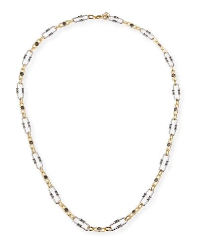 Kendra Scott Gage Crystal Oval Link Necklace, 31" In Yellow/gray