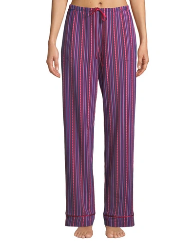 Bedhead Party Stripe Classic Pajama Pants In Pink Pattern