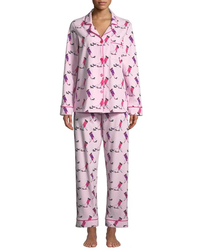 Bedhead Shoppers Classic Pajama Set In Pink Pattern