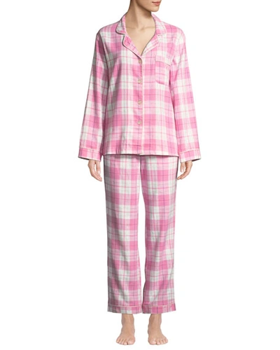 Bedhead Plaid Flannel Classic Pajama Set With Metallic Detail