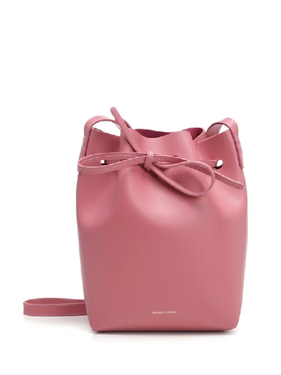 Mansur Gavriel Mini Bucket Bag In Pink