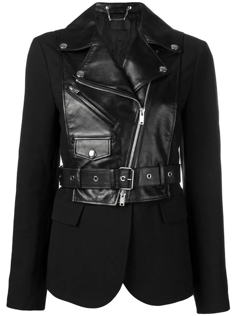 Sonia Rykiel Short Hybrid Jacket In Black | ModeSens