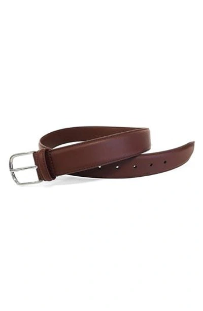 Anderson's Leather Belt In Mid Brown