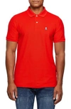 Psycho Bunny Classic Pique Polo In Strawberry