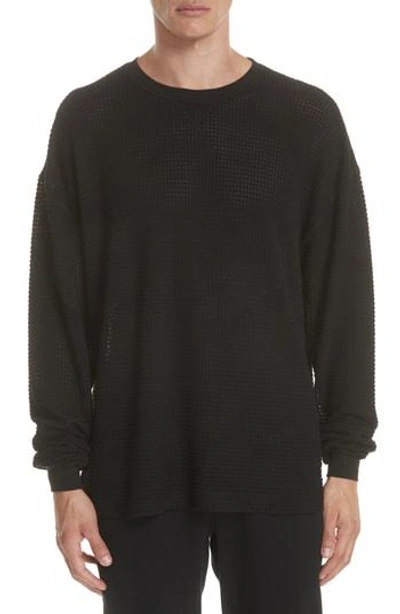 Stampd Antora Long Sleeve Thermal T-shirt In Black
