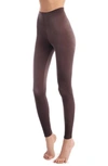 Commando Perfect Control Top Velvet Leggings In Seal