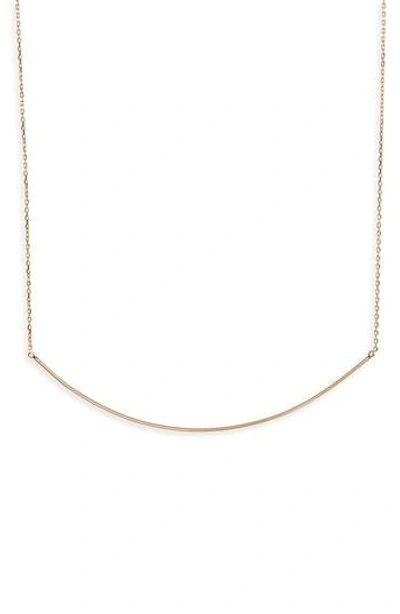 Shashi Extended Bar Necklace In Gold